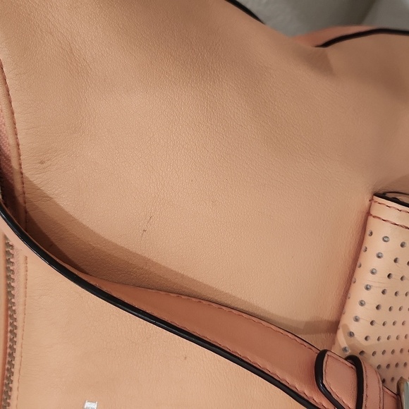 COACH Legacy Perforated Leather Courtenay Hobo Bag, Peach,Women's OS - Picture 4 of 13